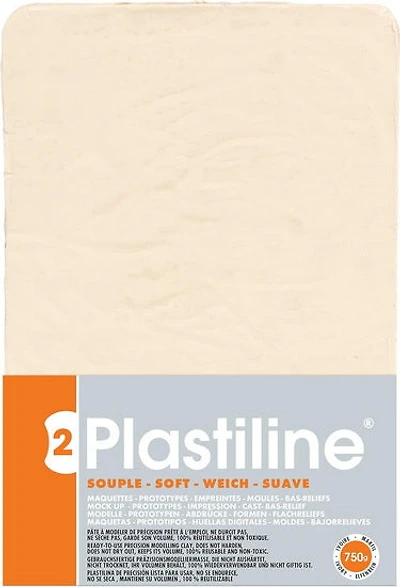 Plastiline dureté 50 - ivoire - 750 gram