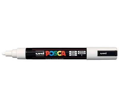 Marqueur posca conique pc-5m blanc