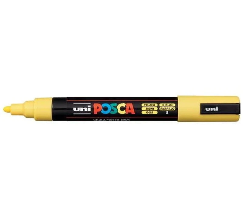 Marqueur posca conique pc-5m jaune