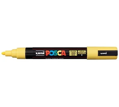 Marqueur posca conique pc-5m jaune
