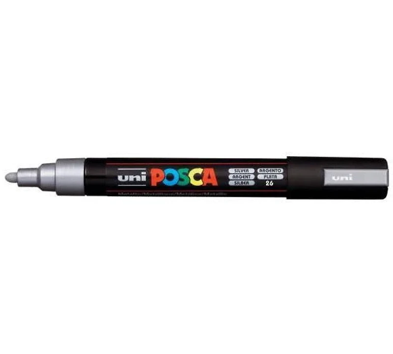 Marqueur posca conique pc-5m argent