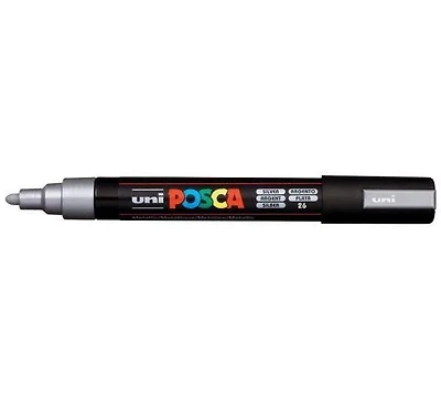 Marqueur posca conique pc-5m argent