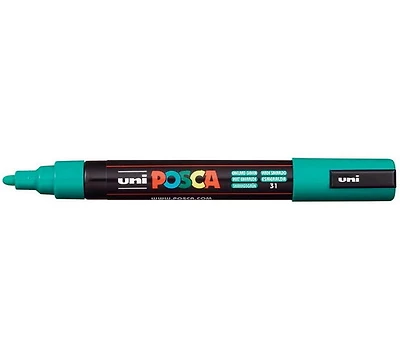 Marqueur posca conique pc-5m vert émeraude