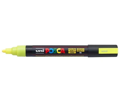 Marqueur posca conique pc-5m jaune fluo