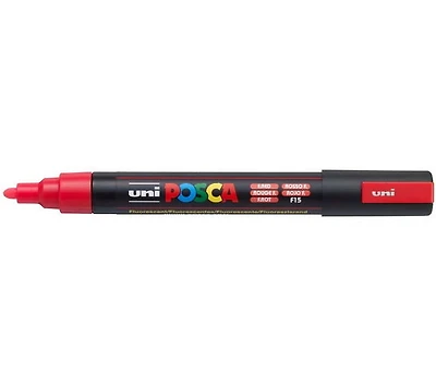 Marqueur posca conique pc-5m rouge fluo