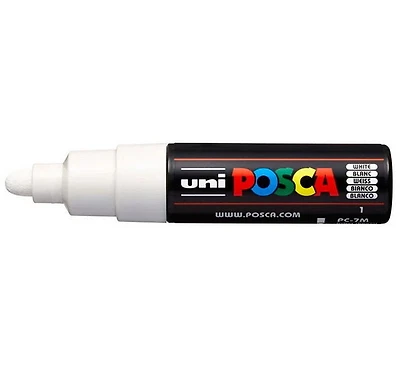Marqueur posca conique pc-7m blanc
