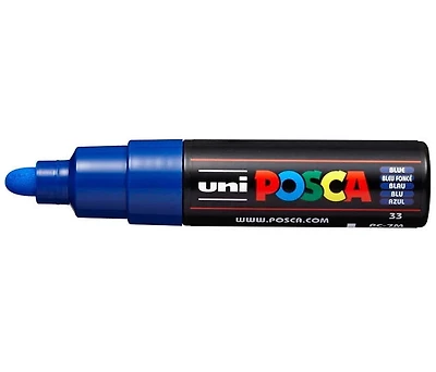 Marqueur posca conique pc-7m bleu