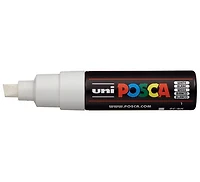 Marqueur posca biseau pc-8k blanc