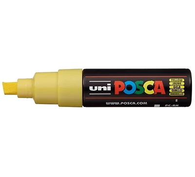 Marqueur posca biseau pc-8k jaune