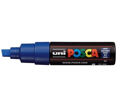 Marqueur posca biseau pc-8k bleu