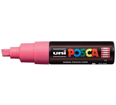 Marqueur posca biseau pc-8k rose