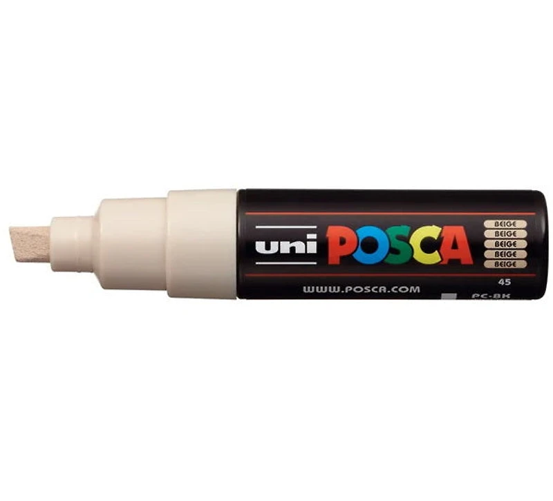 Marqueur posca biseau pc-8k beige