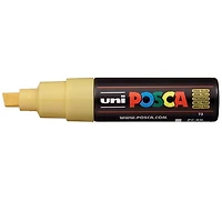 Marqueur posca biseau pc-8k jaune paille