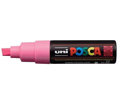 Marqueur posca biseau pc-8k rose fluo