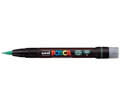 Marqueur posca pinceau pcf-350 vert