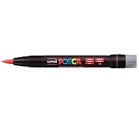 Marqueur posca pinceau pcf-350 rouge