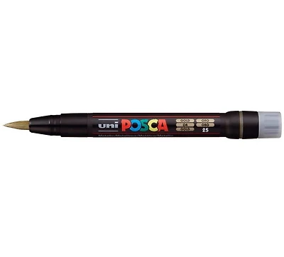 Posca Marker PCF-350 Brush Tip Gold