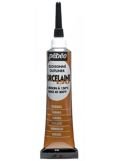 Relief outliner - porcelaine 150 - 20ml - vermeil gold