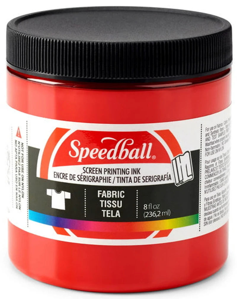 Encre sérigraphie - textile - rouge - 8ozencre sérigraphie - textile - rouge - 8oz