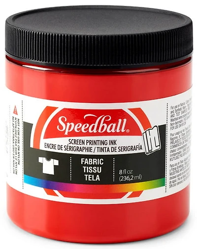 Encre sérigraphie - textile - rouge - 8ozencre sérigraphie - textile - rouge - 8oz