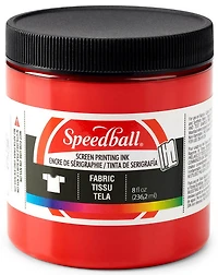 Encre sérigraphie - textile - rouge - 8ozencre sérigraphie - textile - rouge - 8oz