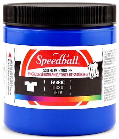 Encre sérigraphie - textile - bleu - 8oz