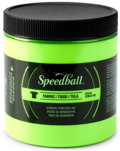 Encre sérigraphie - textile - vert fluo - 8oz