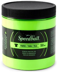 Encre sérigraphie - textile - vert fluo - 8oz