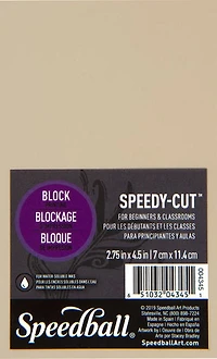 Plaque linogravure speedy cut -2.75x4.5po