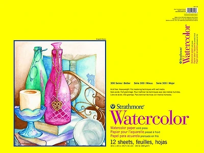 Bloc papier aquarelle - 18x24po (12f)