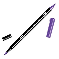 Dual brush pen imperial purple