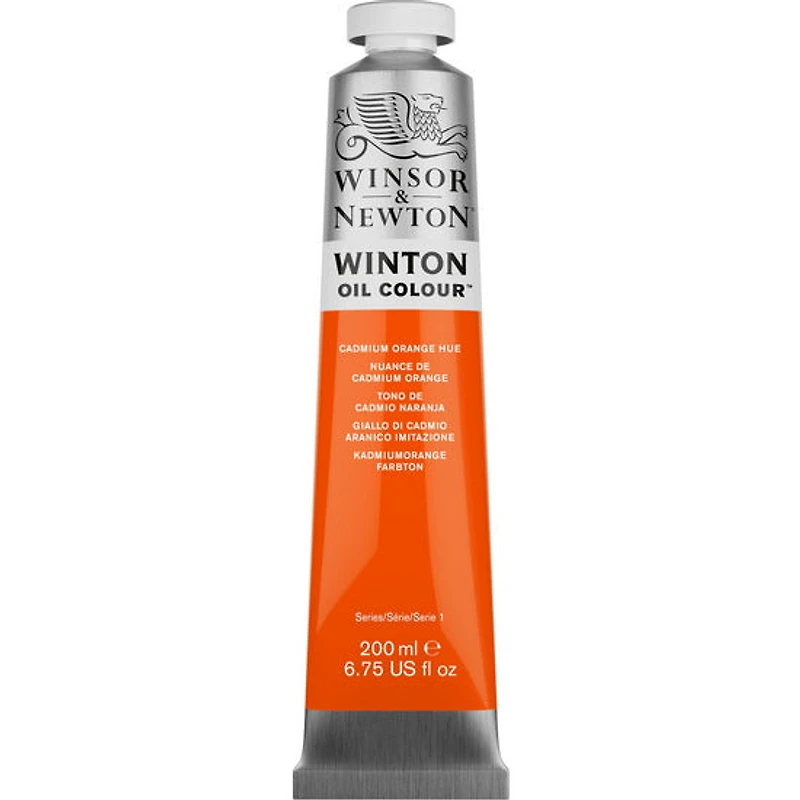 Winton oil - 200ml - cadmium orange hue - s1