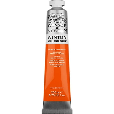 Huile winton - 200ml - nuance orange de cadmium - s1