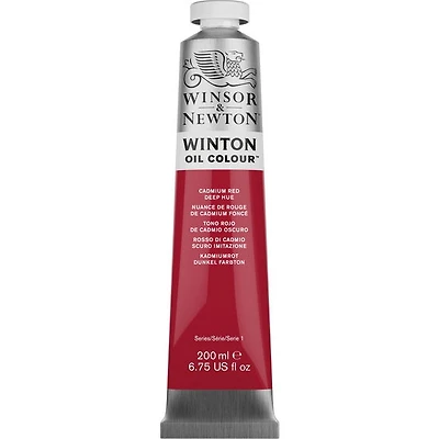 Huile winton - 200ml - nuance rouge de cadmium foncé - s1
