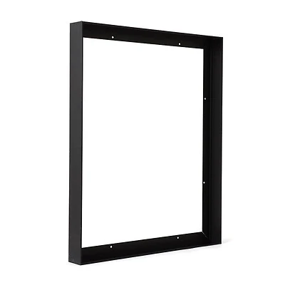 Cadre flottant en aluminium pacific - noir, 16 x 20 po