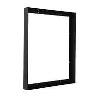 Cadre flottant en aluminium pacific - noir, 16 x 20 po