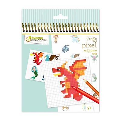 Graffy pixel : créatures fantastiques