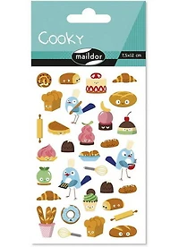 Sticker *cooky* pastries 1 sh