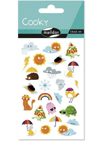 Sticker *cooky* weather 1 sh