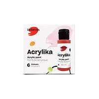 Kit peinture acrylika - 6 x 60 ml