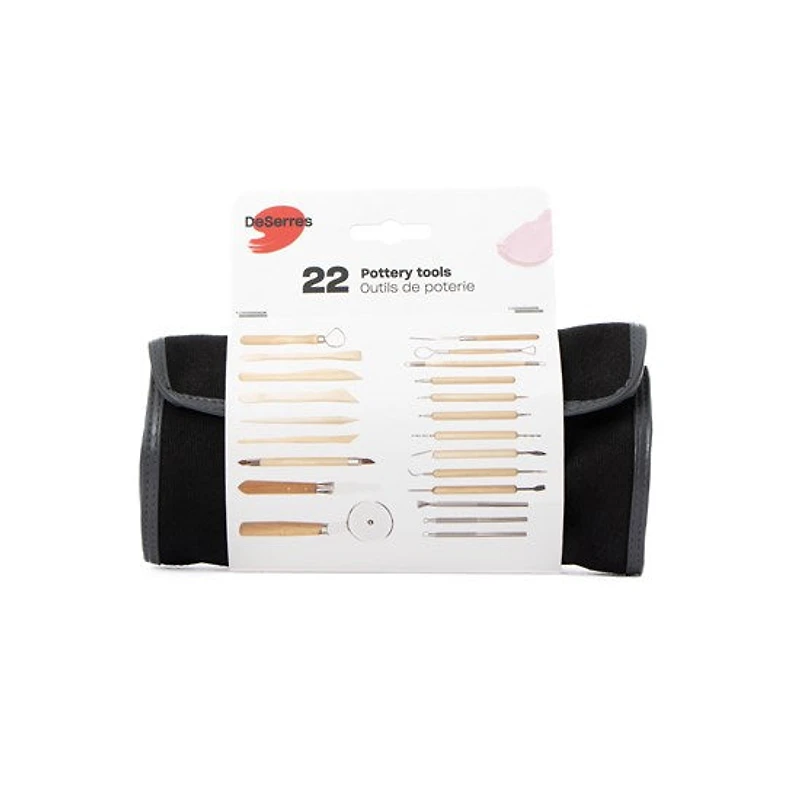 Outils de poterie - ens. 22