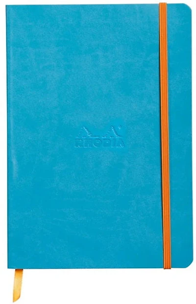 CARNET À COUVERTURE SOUPLE A5 Turquoise ligne