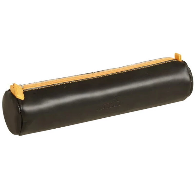 Round Pencil Case - BLACK