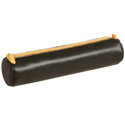 Round Pencil Case - BLACK