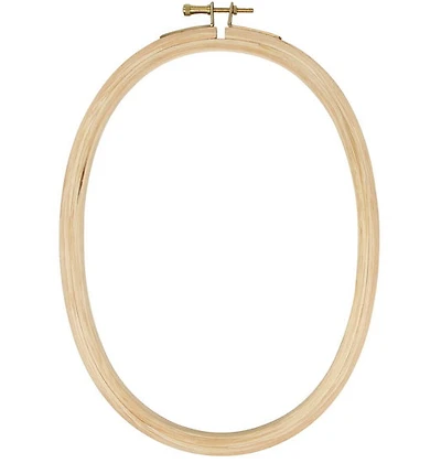 Embroidery hoop - oval - 20cm