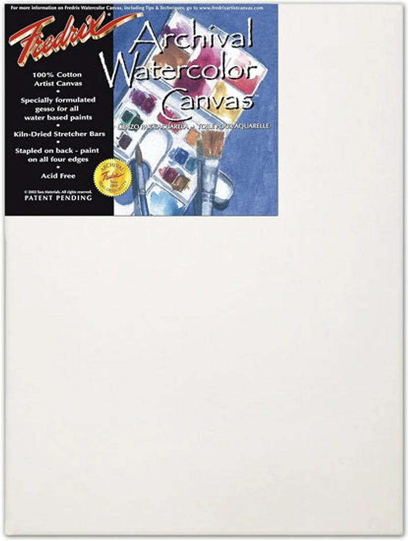 Watercolour Canvas - Standard - 12 X 16 INCHES