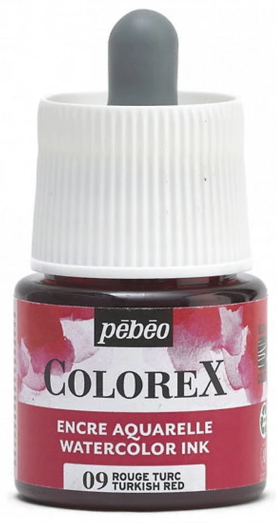 Watercolor ink - colorex - 45ml - turkish red