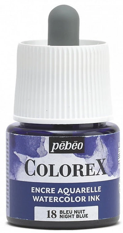 Watercolor ink - colorex - 45ml - night blue