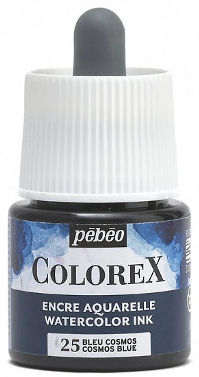 Watercolor ink - colorex - 45ml - cosmos blue