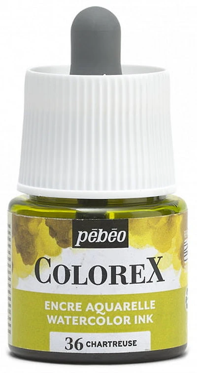 Encre aquarelle - colorex - 45ml - chartreuse